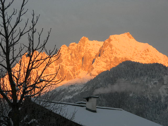 Sonnenaufgang am Wilden Kaiser.