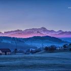 Sonnenaufgang am Wintermorgen