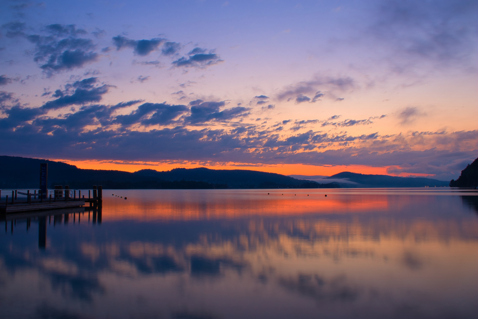 Sonnenaufgang am Wörthersee