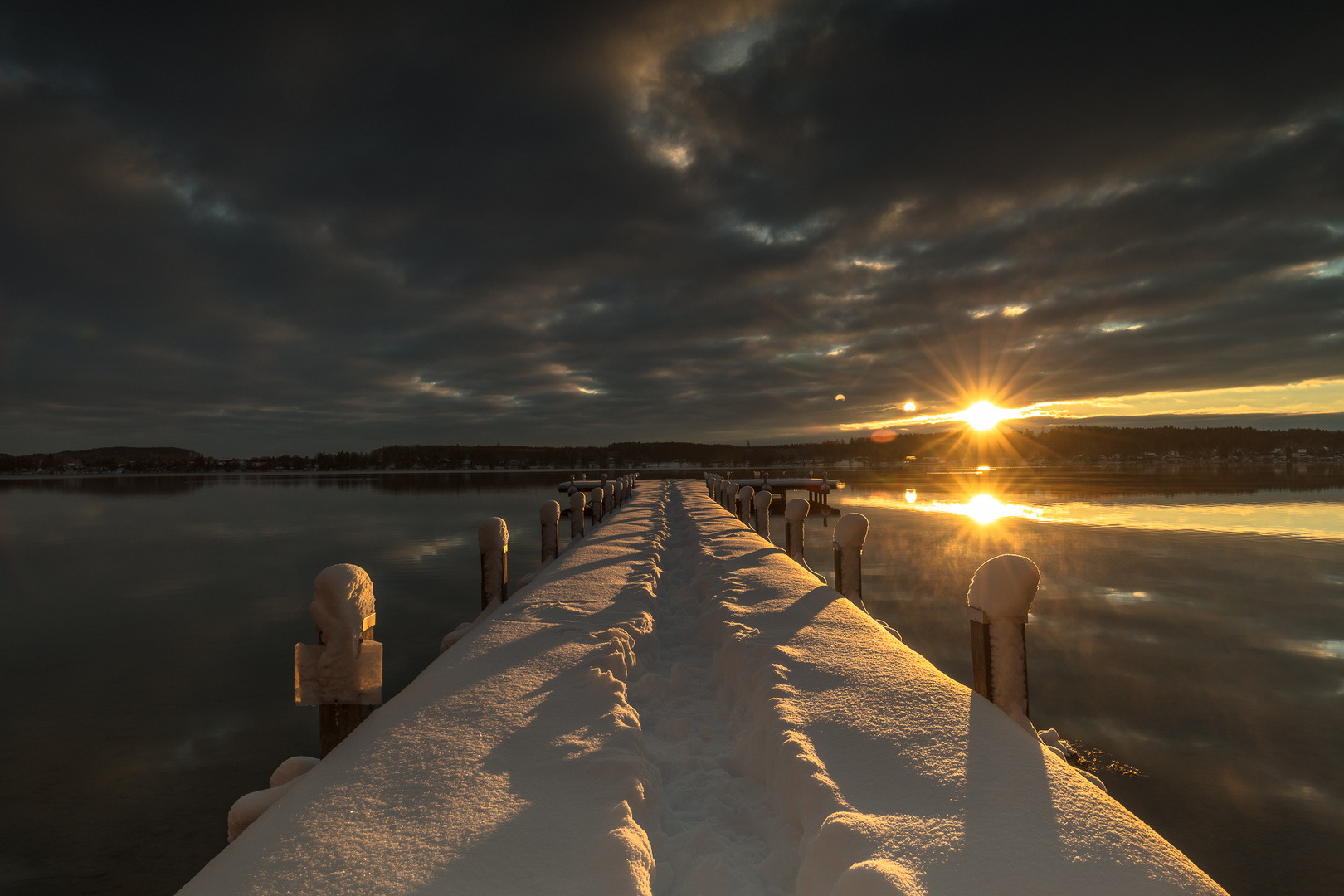 Sonnenaufgang am Wörthsee