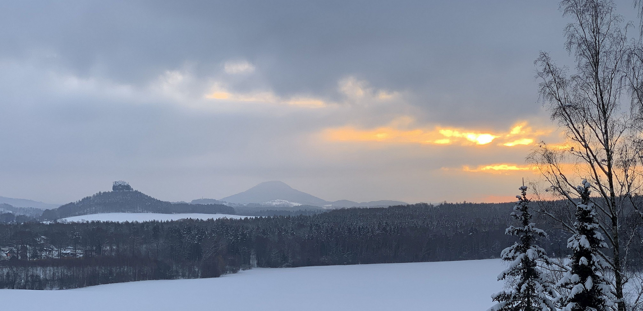 Sonnenaufgang am Wolfsberg...