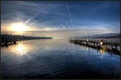 Sonnenaufgang am Zürichsee