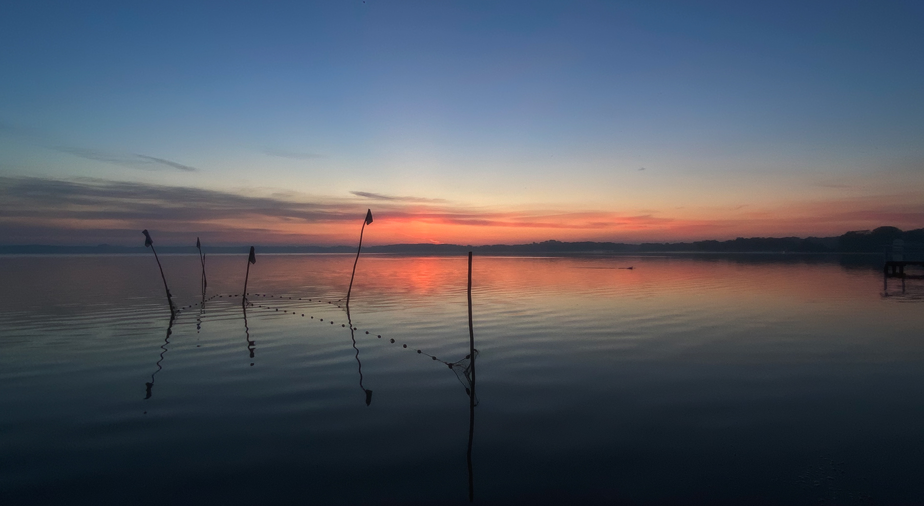 Sonnenaufgang am Zwischenahner Meer im Ammerland (Bild 1/3)