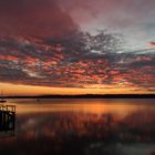 Sonnenaufgang Ammersee Holzhausen