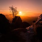 Sonnenaufgang an den Bruchhauser Steinen