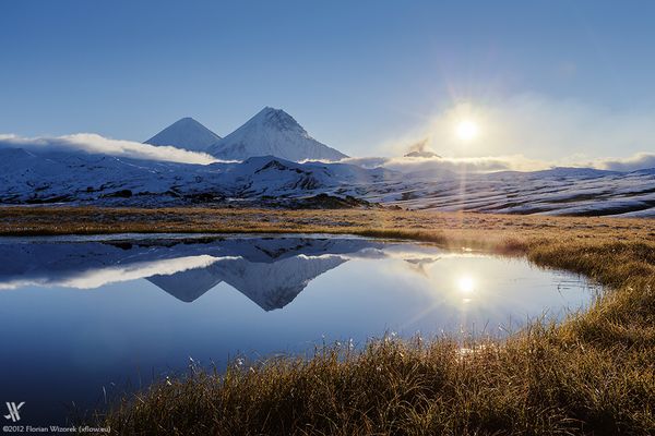 Sonnenaufgang an den Vulkanen