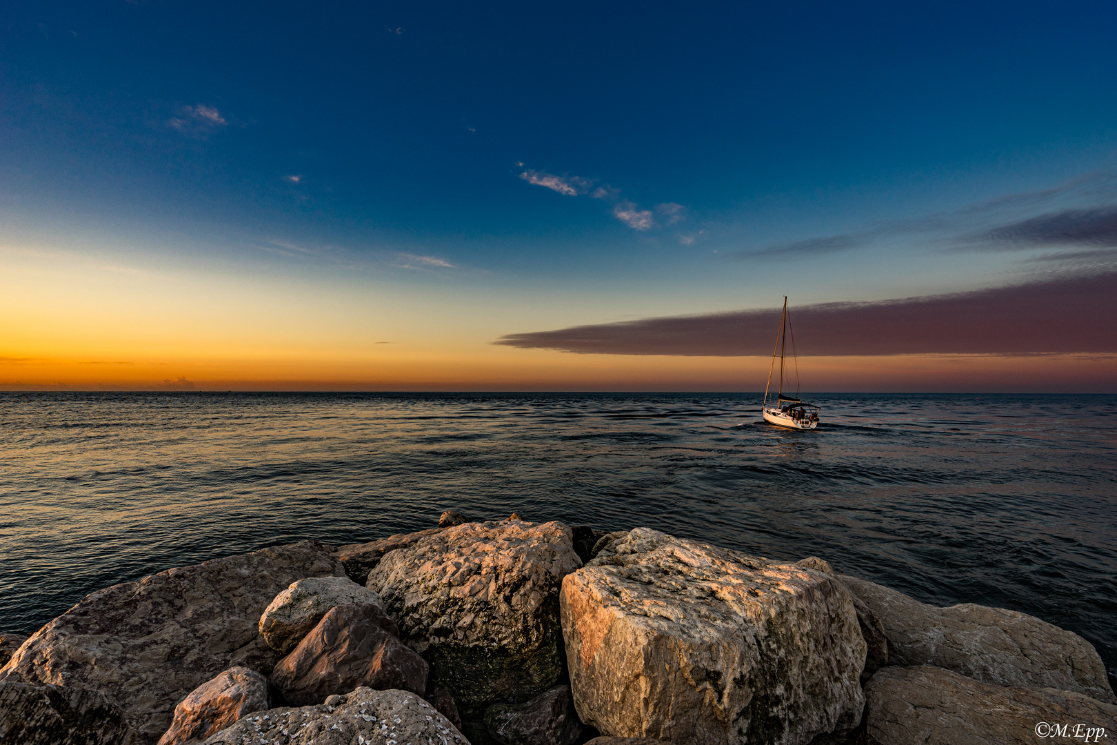 Sonnenaufgang an der Adria - Jesolo, Italy