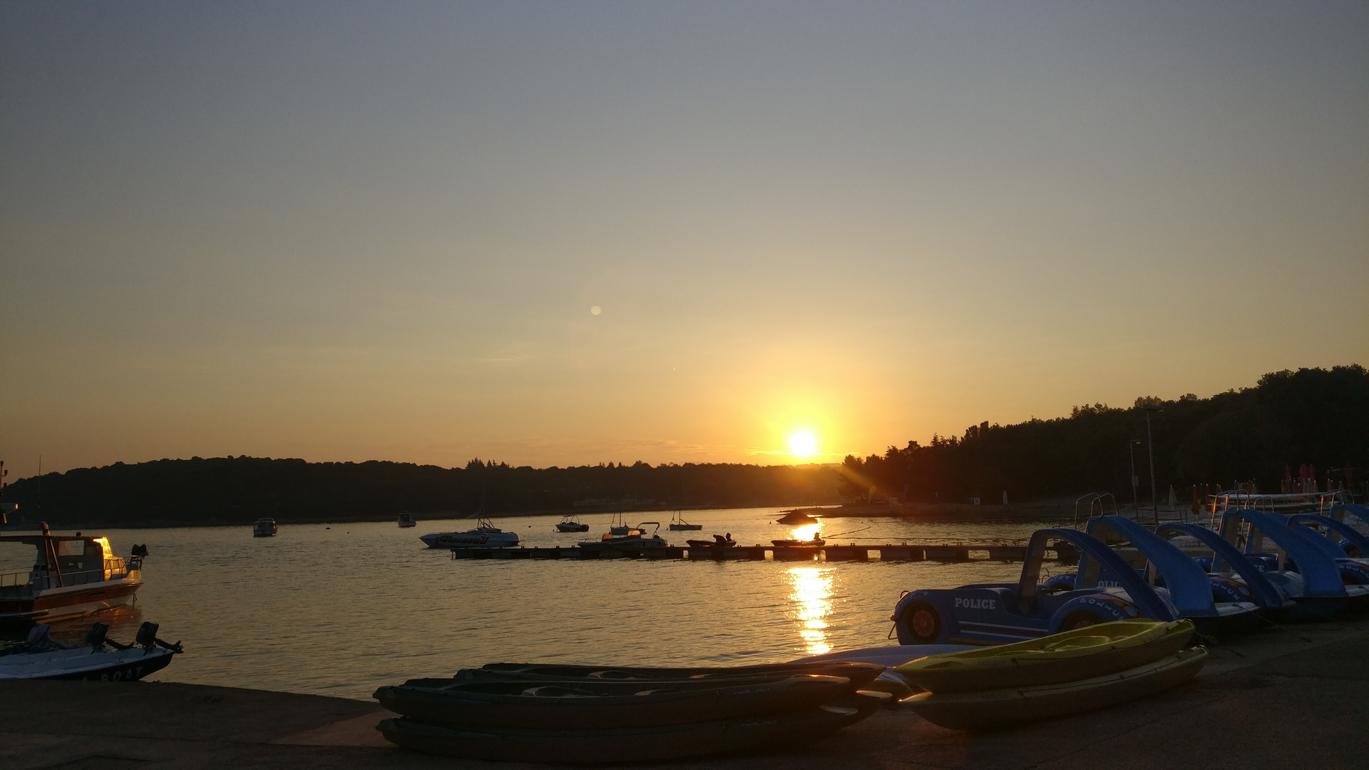 Sonnenaufgang an der Adriaküste