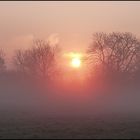 Sonnenaufgang an der Ahse