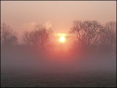 Sonnenaufgang an der Ahse