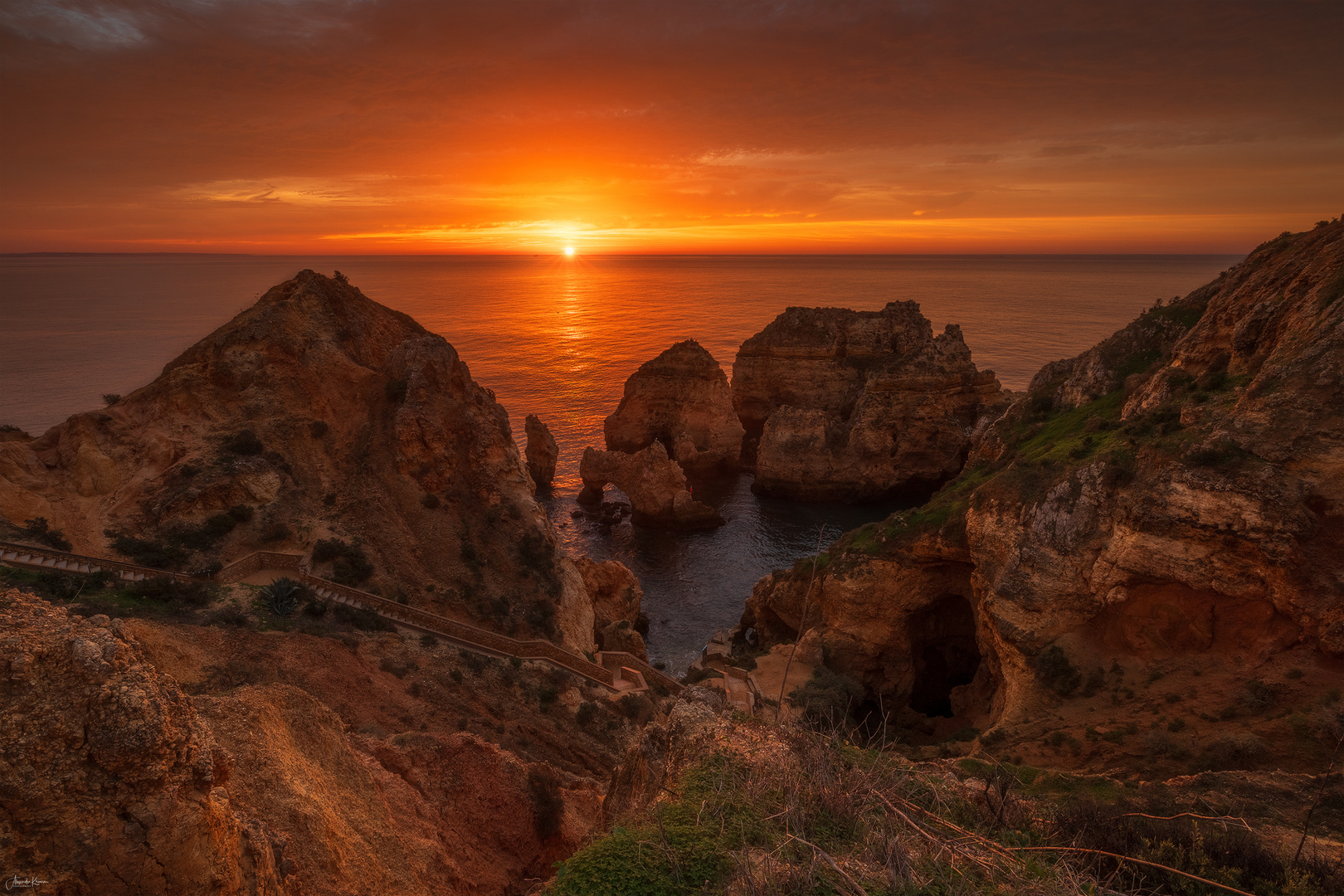 Sonnenaufgang an der Algarve