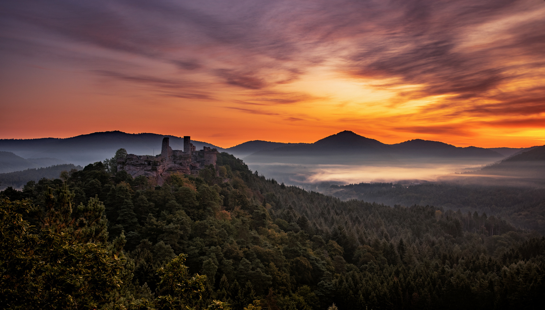 Sonnenaufgang an der Altdahn