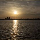 Sonnenaufgang an der Aussenalster