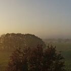 Sonnenaufgang an der Bahn bei Syke-Barrien