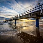 Sonnenaufgang an der Bansiner Seebrücke