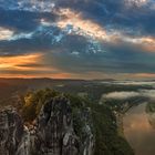 Sonnenaufgang an der Bastei