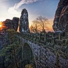 Sonnenaufgang an der Bastei