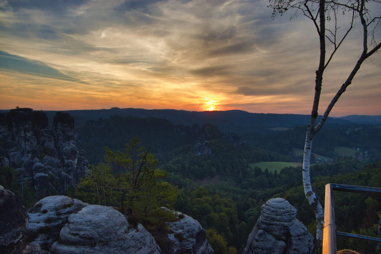 Sonnenaufgang an der Bastei