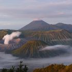 Sonnenaufgang an der Bromo-Tengger-Semeru Caldera