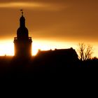 Sonnenaufgang an der Burg Falkenstein (1)