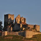 Sonnenaufgang an der Burgruine Sulzberg