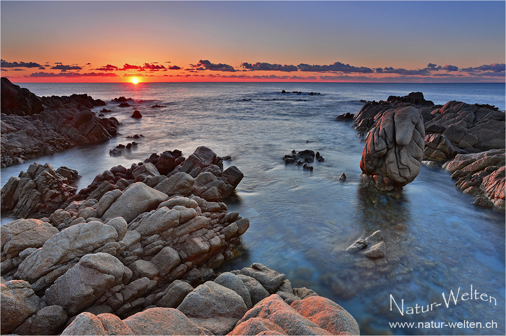 Sonnenaufgang an der Cala Leberotto