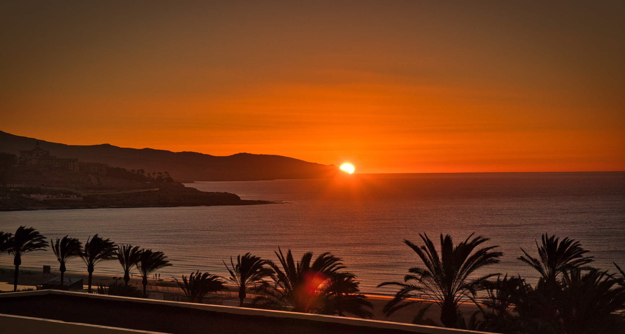 Sonnenaufgang an der Costa Calma