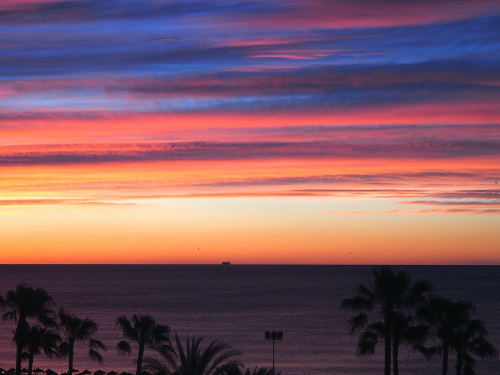 Sonnenaufgang an der Costa del Sol