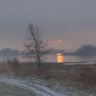 Sonnenaufgang an der Elbe 