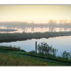 Sonnenaufgang an der Elbe