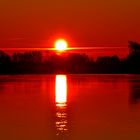 Sonnenaufgang an der Elbe bei Bleckede