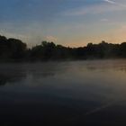 Sonnenaufgang an der Elbe bei Wittenburg 