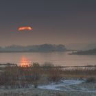 Sonnenaufgang an der Elbe 