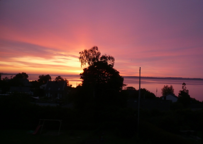 Sonnenaufgang an der Flensburger Förde