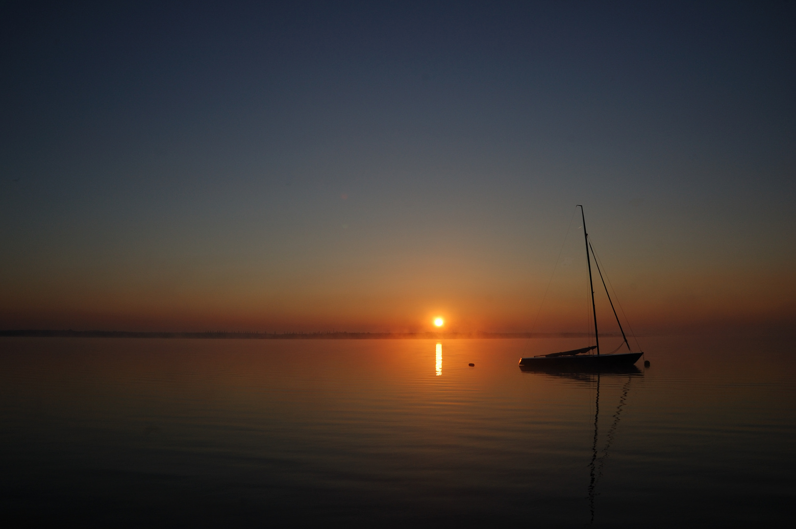 Sonnenaufgang an der Goitzsche