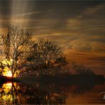 Sonnenaufgang an der Hammer Mühle ... ein Stück Heimat