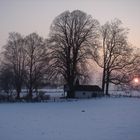 Sonnenaufgang an der Heilbornkapelle