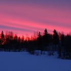 Sonnenaufgang an der Hütte