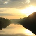 Sonnenaufgang an der Isar