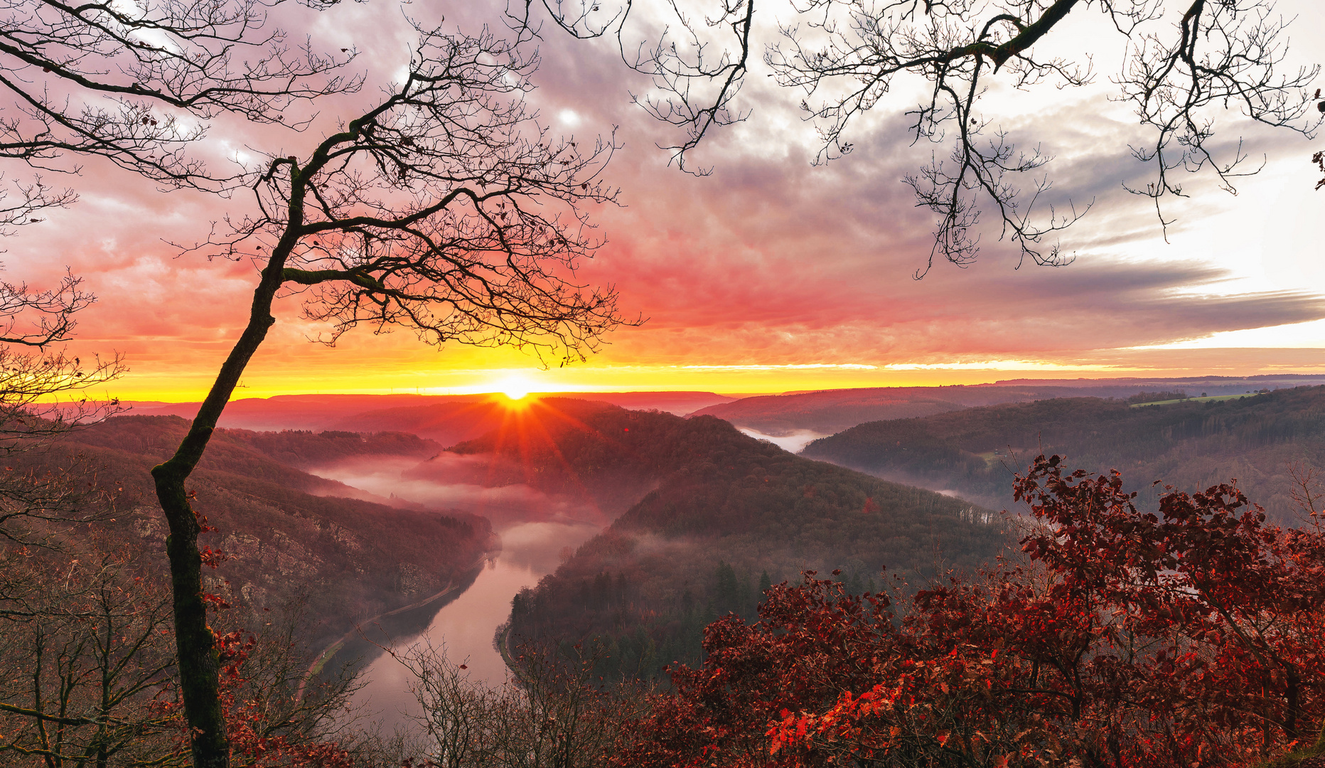 Sonnenaufgang an der kleinen Cloef