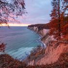 Sonnenaufgang an der Kreideküste auf Rügen