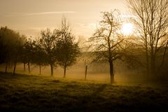 Sonnenaufgang an der Lippe