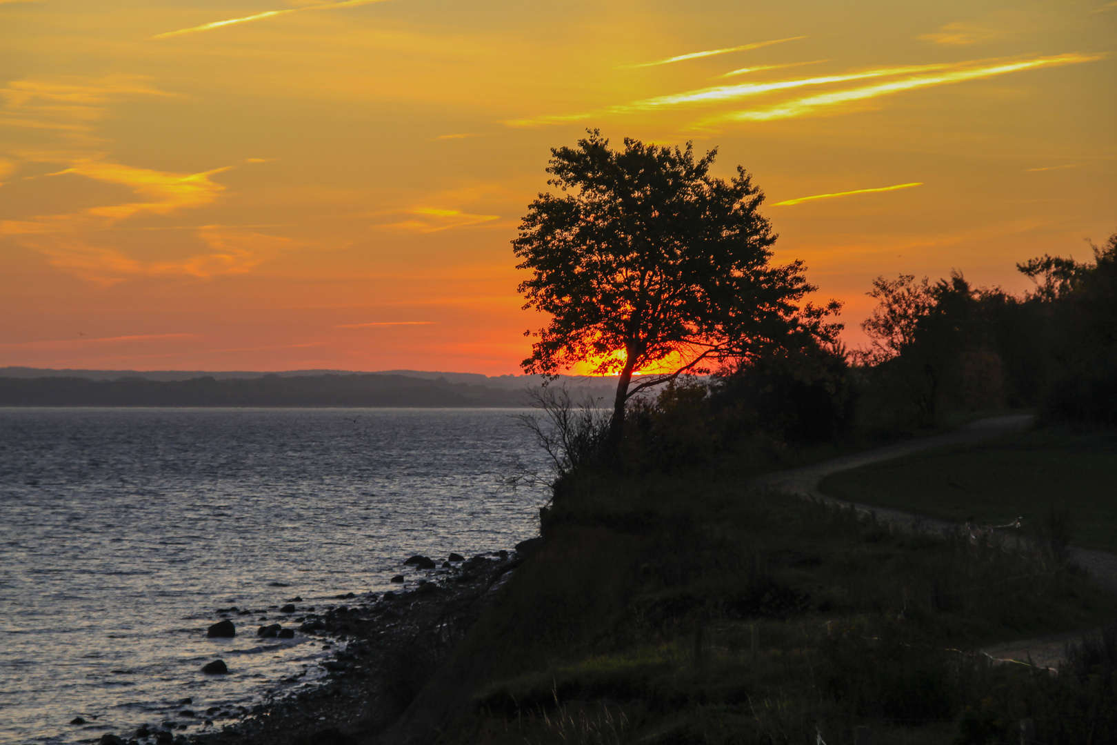 Sonnenaufgang an der Lübecker Bucht