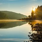 Sonnenaufgang an der Lütschetalsperre_1