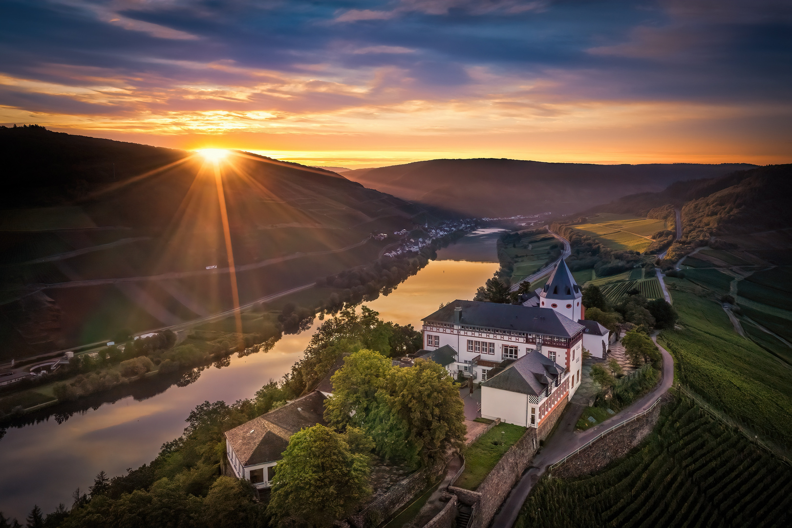 Sonnenaufgang an der Marienburg