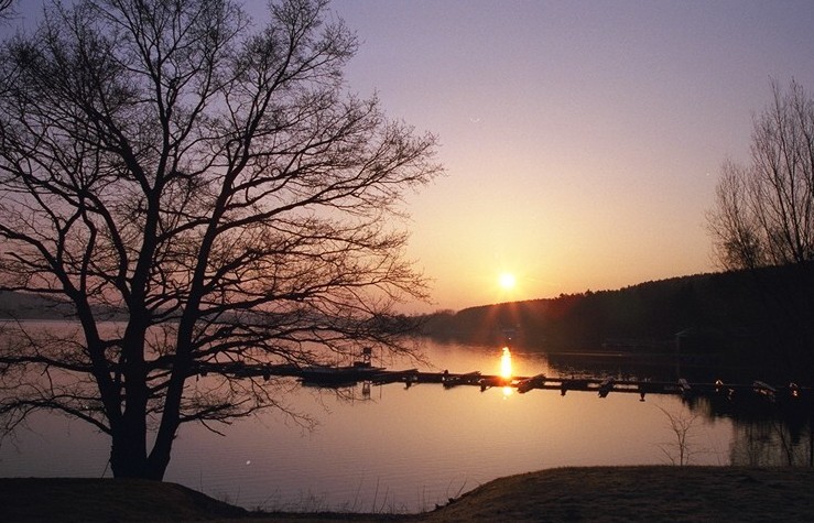 Sonnenaufgang an der Möhne