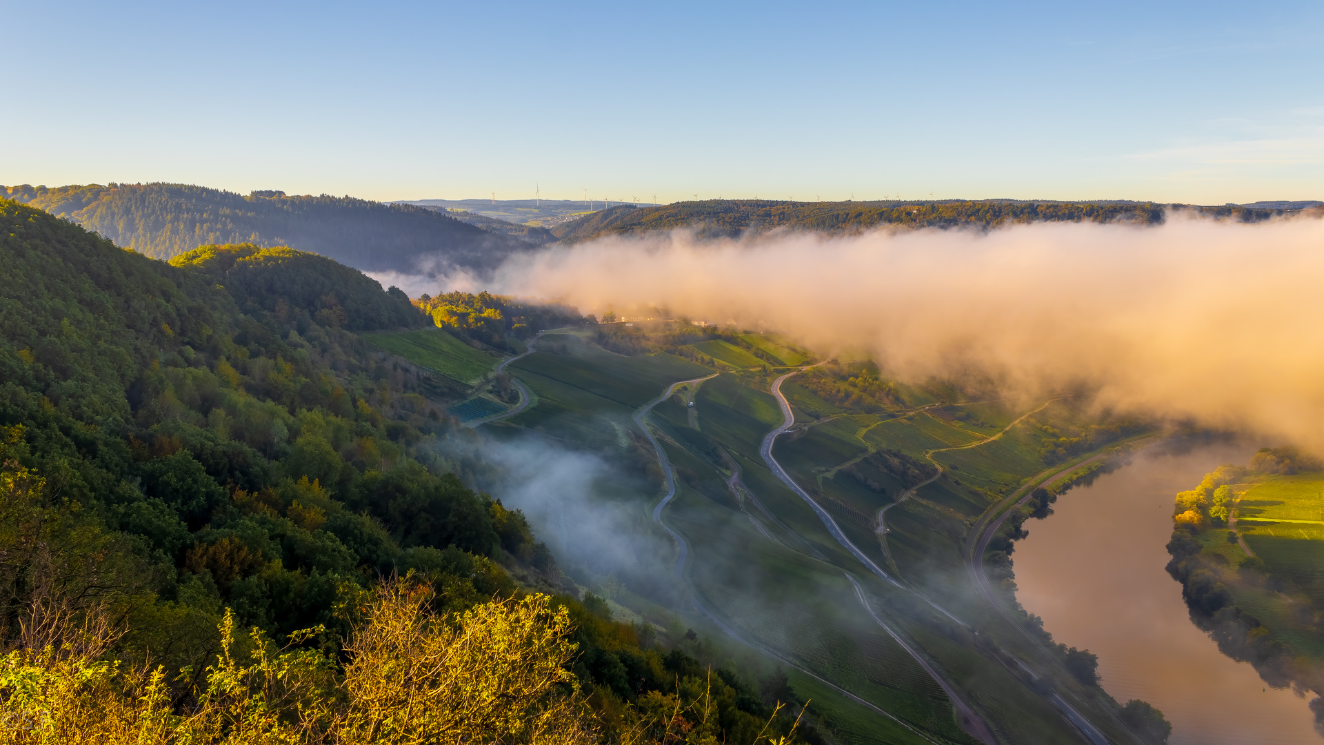 Sonnenaufgang an der Mosel