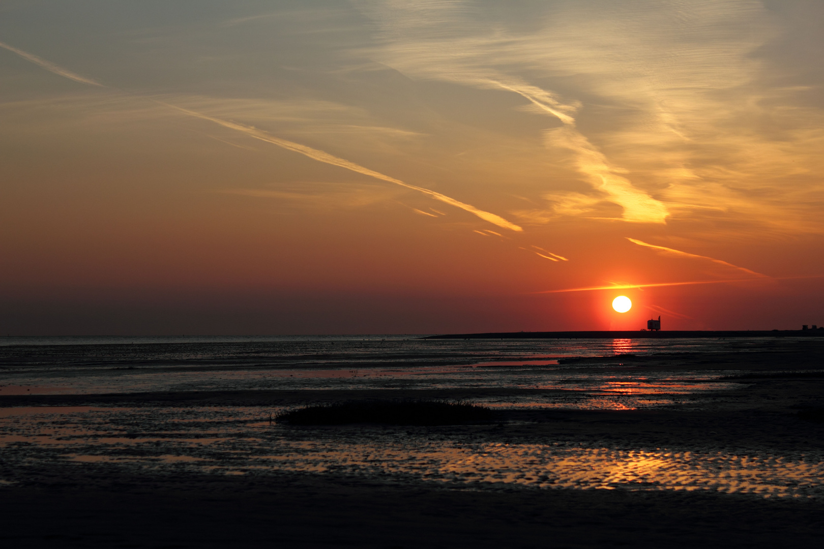 Sonnenaufgang an der Nordsee