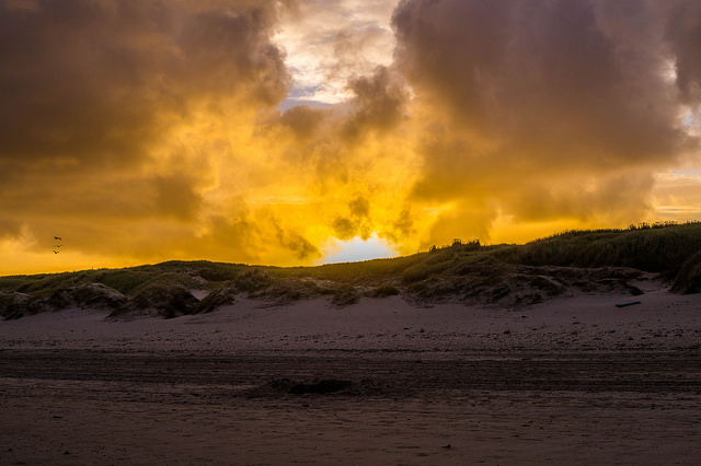 Sonnenaufgang an der Nordsee