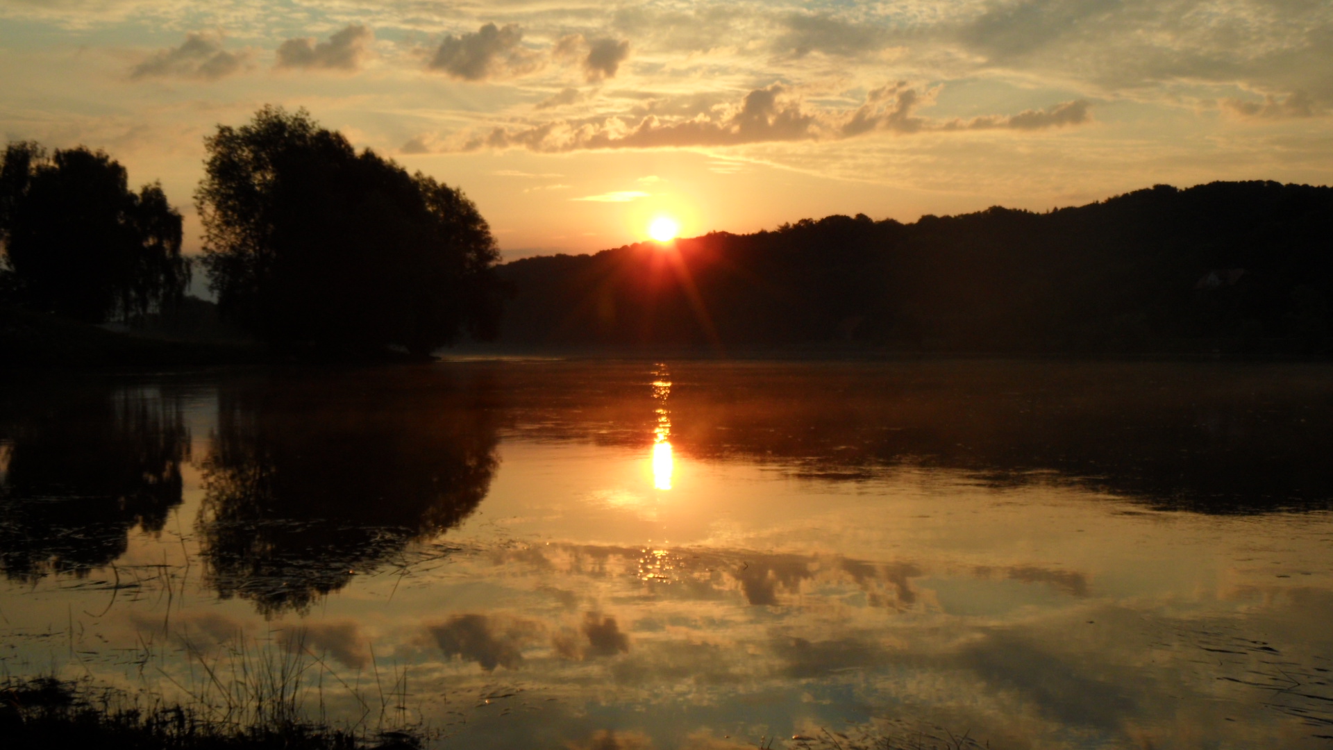 "Sonnenaufgang an der Oder"